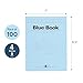 ROARING SPRING Exam Blue Books, 100 School Examination Booklets, 8.5