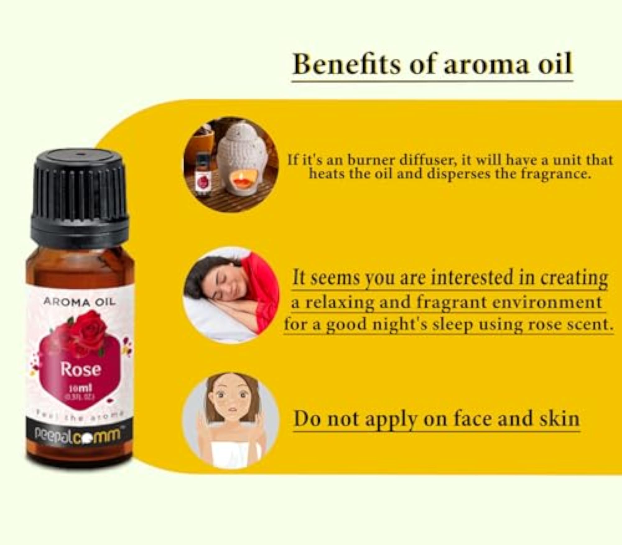 Aroma Ceramic Diffuser Set - 6 Bottles