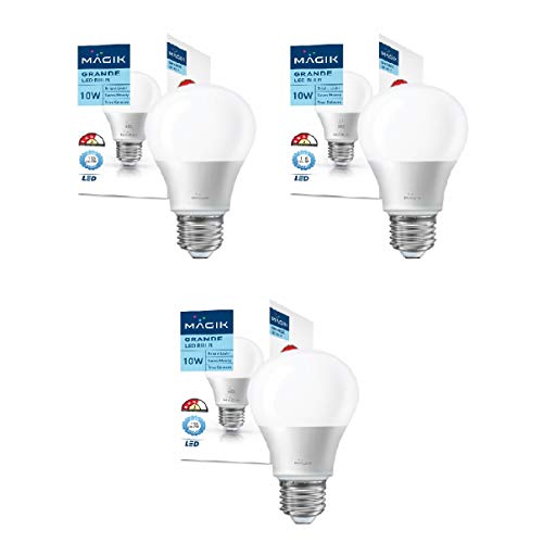 Image of MAGIK LED Grande Cool Day Light 10w Led Bulb (Pack of 3)