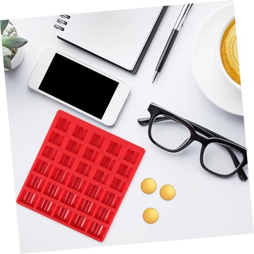 Caja organizadora de monedas roja Lurrose 2pcs miniatura 6
