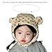 PTILSERY Kids Cosy Earflap Hat Winter Lamb Wool Warm Bonnet Caps for Boys and Girls Fashionable Infants Head Wrap Bonnet Hat