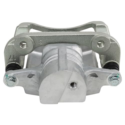 Image of TRQ Rear Brake Caliper Set Zinc Coated Brackets Compatible with 2010-2015 Chevrolet Camaro