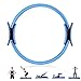 Unipampa Anneau de Pilates, Cercle Pilates, Pilates Ring, Yoga Cercle Pilates Sport Anneau Magique Femmes Fitness Cinétique Résistance Cercle Gym Workout Pilates, 38cm Double Poignée (Blue)