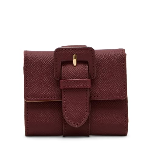 Accessoire de Voyage Anne Klein portefeuille compact bordeaux fini les sacs lourds