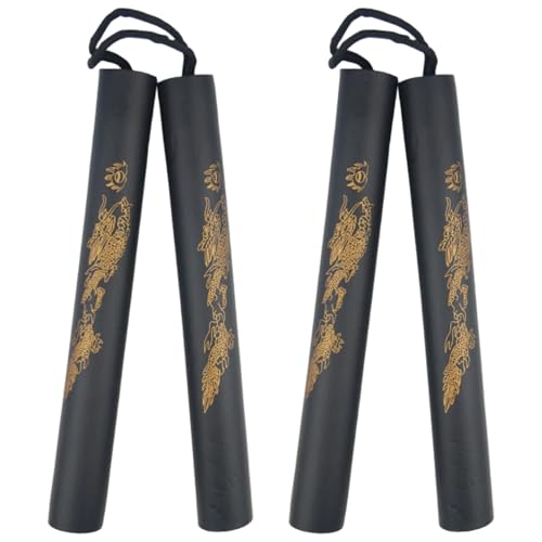 2 Nunchakus para niños Nunchakus de Espuma Ligeros Palos de Artes Marciales para niños y Principiantes práctica y Entrenamiento