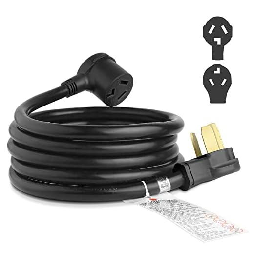 10FT 3 Prong Dryer Extension Cord, 30 Amp NEMA 10-30P to 10-30R EV Extension Cord for Dryer Power Extension and Level 2 EV Charging, 125V/250V 10 AWG STW ETL Listed (Black)