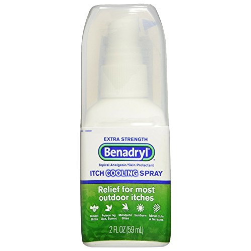 Benadryl Itch Relief Spray for Extra Strength, 2 Count