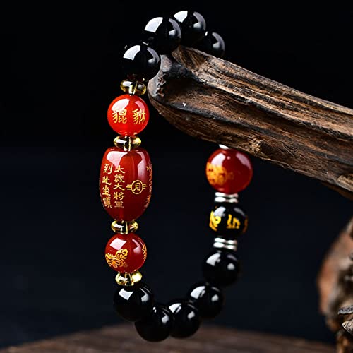 Amulette porte-bonheur en agate rouge pour votre méditation quotidienne