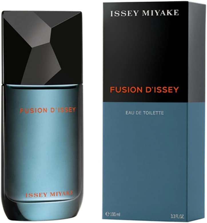 ISSEY MIYAKE Fusion Dissey Eau De Toilette Spray by for Men 3.4 Ounces, clear, 3.4 Fl Oz (Pack of 1)
