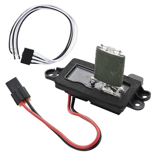 Image of 89019088 Blower Motor Resistor, Blower Fan Speed Resistor Kit with Harness Compatible with Chevy Silverado GMC Suburban Sierra Yukon 2003-2006, Replace 973-405, 15-81086, 22807123