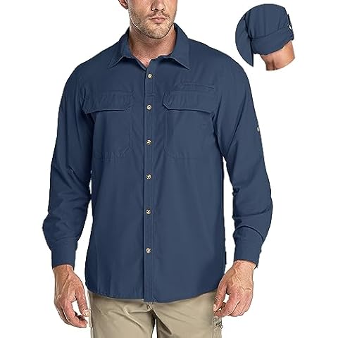 33,000ft Men's UV Protection Safari Shirt Cover