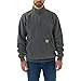 Carhartt Loose Fit Midweight Quarter-Zip Mock-Neck Sweatshirt Carbon Heather