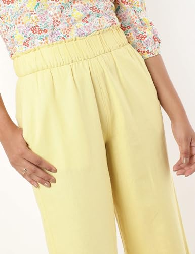 Image of Marks and Spencer Women's Regular Casual Pants (T57 7138K Chartreuse 14)
