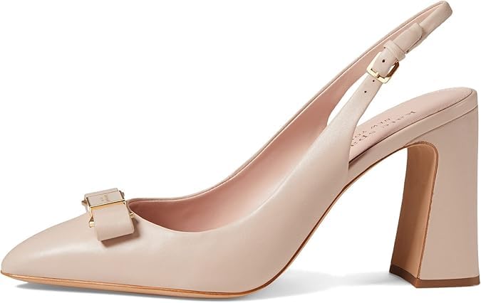 kate spade new york Women's Bowdie Slingback Pump, Pale Vellum, 8.5