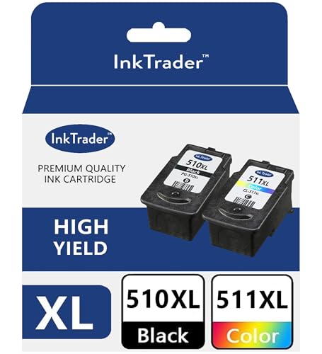 Image of PG-510 XL & CL-511 XL Ink Cartridge Replacements For Canon PG510 & CL511 For Use In Canon PIXMA MP495 MP280 MP480 & Freepost Recycling Pack