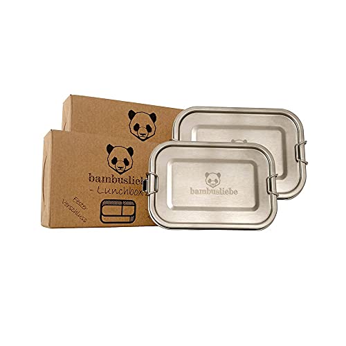 bambusliebe - Fiambrera de acero inoxidable sostenible Cover