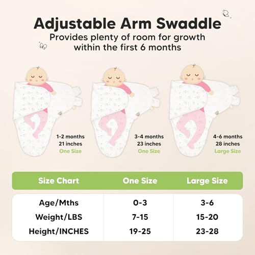 Image of KeaBabies 3-Pack Swaddles for Newborns, Girls, Boys with Hats - Organic Soft Baby Sleep Sacks, Breathable Baby Swaddle 3-6 Months Beanies Set, Premie Infant Sleep Sack 0-3 Months (Bunnies)