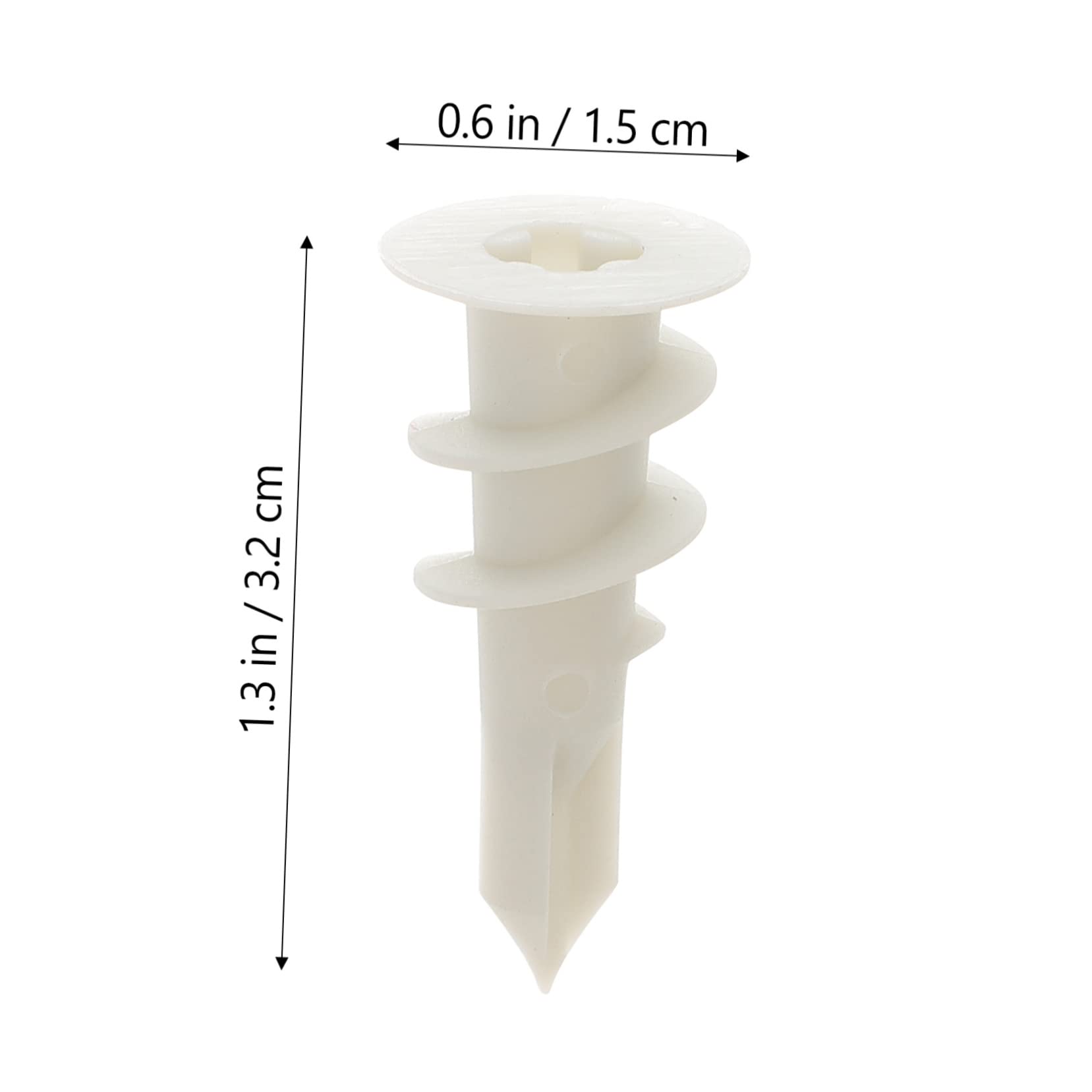 FUNOMOCYA Self Drilling Drywall Screws 20 Sets Wall Anchor and Screw Kit Plasterboard Anchors