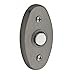 Baldwin 4858.151 Oval Doorbell Button, Antique Nickel
