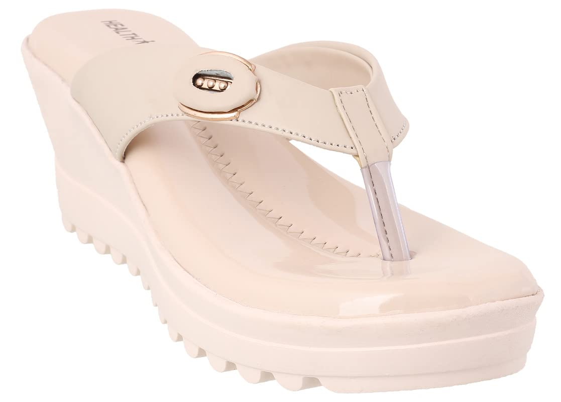 HEALTH FIT Extra Soft fashionable & stylish Slippers/Doctor Chappal & Footwear for Womens CR-8 (B0B5RKV3T9) Amazon Price History, Amazon Price Tracker