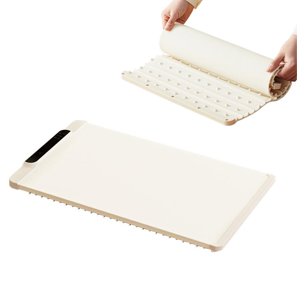 Chauffe Plat Electrique,Plaque Chauffante Portable à Température Réglable,en Matériau Alimentaire,pour Maintenir Au Chaud Ou Décongeler,Idéale pour Les Buffets Et Fêtes,Fabriqué en Silicone Nano