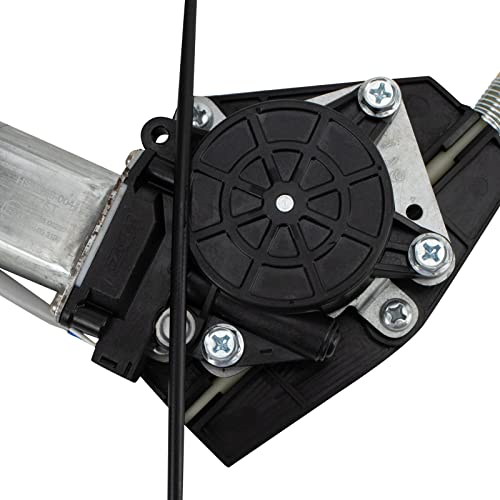 Image of TRQ Front Driver Side Power Window Motor and Regulator Assembly One Touch Anti Pinch Compatible with 2008-2013 Nissan Altima CL32 2 Door Coupe