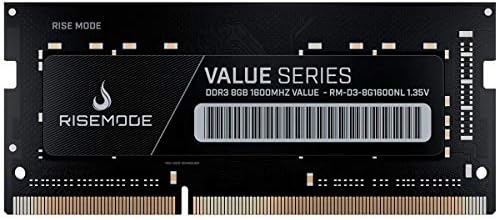 Memória RAM para Notebook Rise Mode Value Series, 8GB, 1600MHz, D...