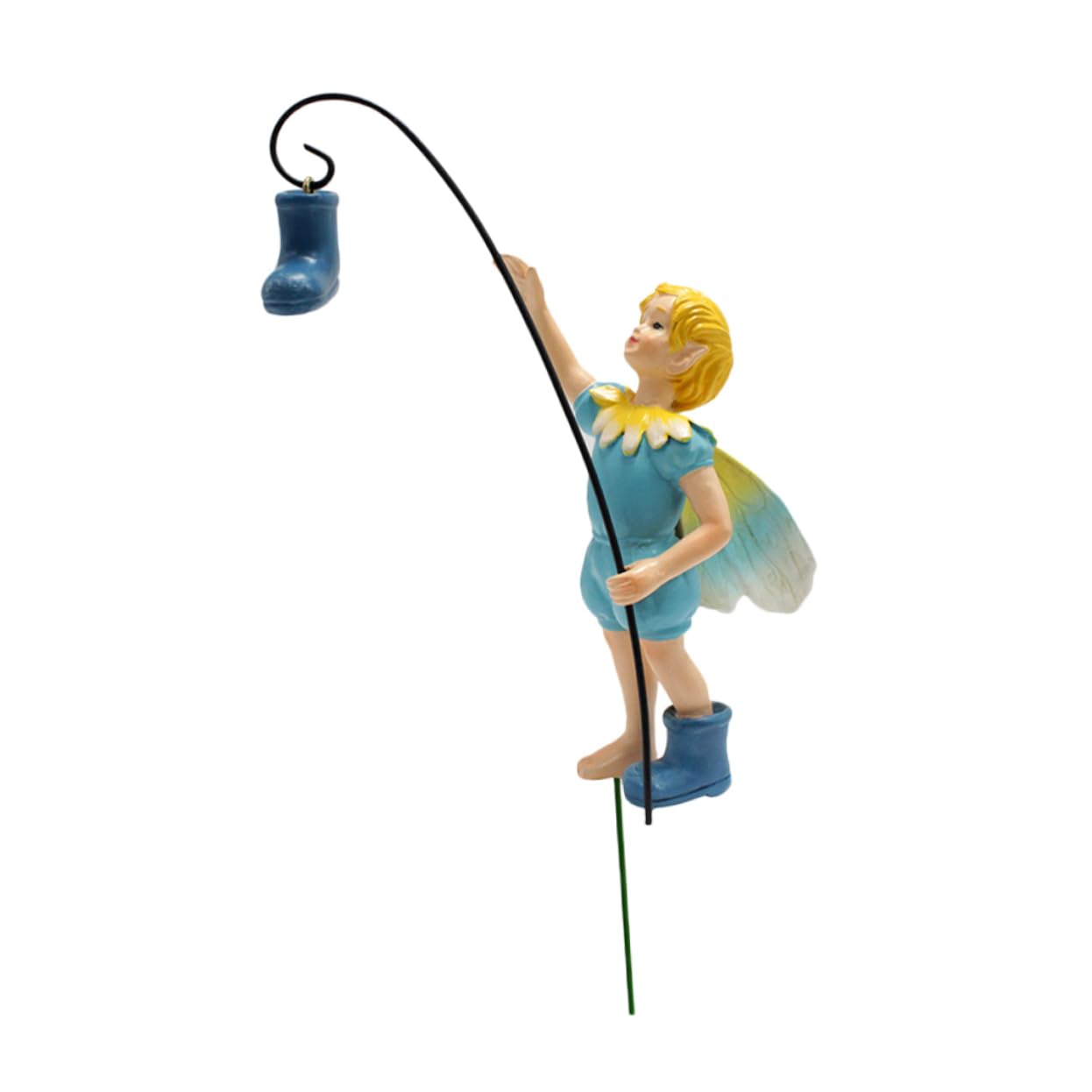 Muiltvoe Outdoor Fairy Decor Resin Fairy Sculpture for Garden Yard Statues Outdoor Garden Decor