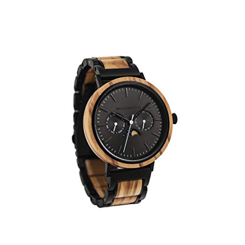 Carbon Olive | Reloj de Madera Hombre de Pulsera Premium | Wood Watch for Man | Producto Eco Friendly, plantamos 1 árbol por Cad