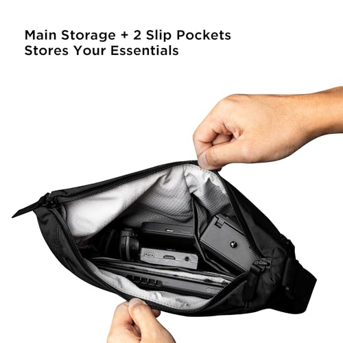 ALPAKA Flow Satchel Mini 2L and Zip Pouch - Crossbody Bag, Water Resistant Shoulder Bag - RFID-Blocking Small Cash and Card Zip Wallet4