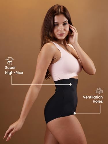 Image of Krvvy Seamless Tummy Tucker Shaperwear for Women | High Waist Shaper with Targeted Compression on Belly Fat | Provides Invisible & Slim Look Under Dresses