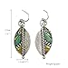 BG&WLing Boho Leaf Earrings for Women Dangling Hypoallergenic 925 Sterling Silver Leave Dangle Drop Native Vintage Bohemian Earrings Fashion Jewelry (Antique Silver)