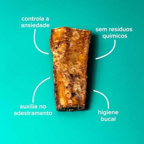Mordedor Costela Bovina Natural Para Cães Costelinis Natty Chews - 2 Unidades