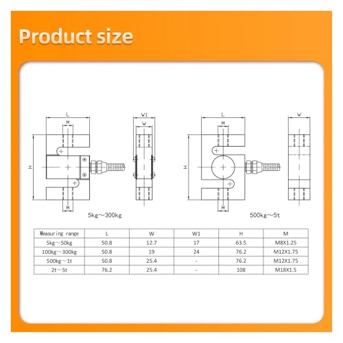 Báscula electrónica DIY con celda de carga tipo S de 50 kg y conversor HX711 AD 5