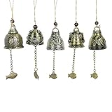 Schön Sound: Vintage Windspiele können als Dekoration oder zum Aufhängen verwendet werden. Wenn es sich im Wind bewegt, macht das Windspiel ein angenehmes und beruhigendes Geräusch. Der Sound ist klar und angenehm für Körper und Geist. Wenn Sie dem beruhigenden Klang des Windspiels lauschen, fühlen Sie sich ruhiger und friedlicher.