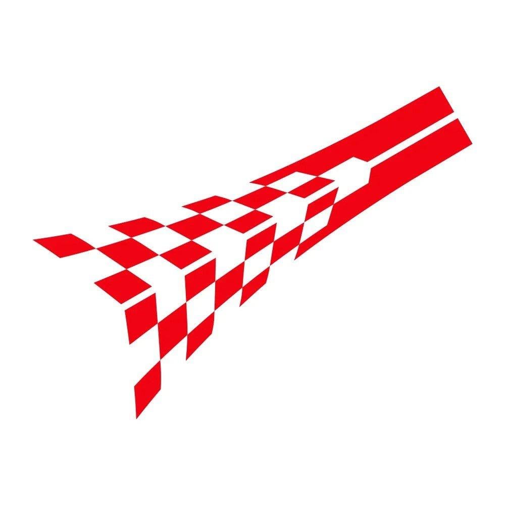 Car Hood Bonnet Sticker Cover Graphics Racing Sport Decor Decal(Glossy Red)