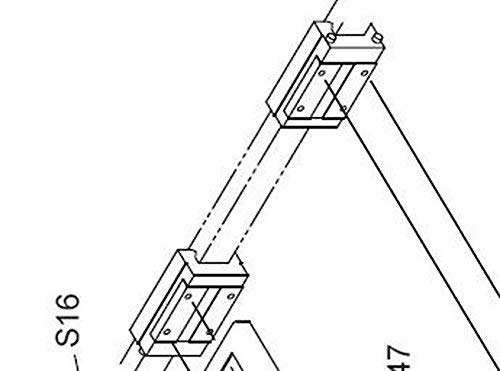 Linear Bearing Block/Linear Rail Block SSR20-XW1UU+2740LY