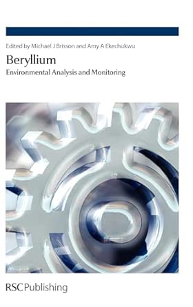 Beryllium: Environmental Analysis and Monitoring book cover