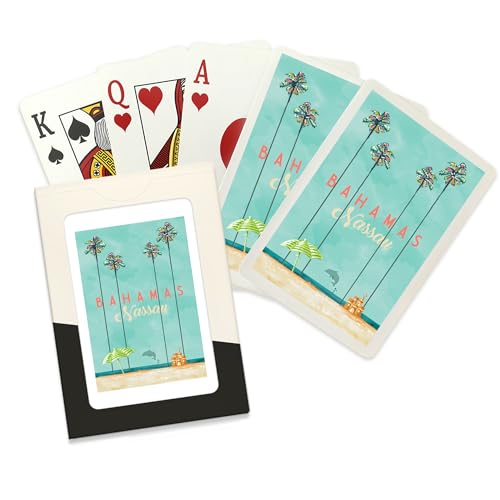 Nassau Bahamas Escena Playa 52 Cartas Póker