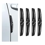 4PCS Carbon Fiber Car Door Protector Edge Guards,Thicker Door Guard for Cars Provides Impact and Anti-Scratch Protection,Universal Self-Adhesive Doors Protectors for Vehicles