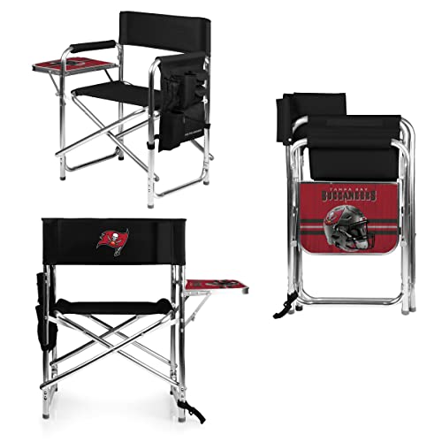 Image of Picnic TIME NFL Unisex-Adult NFL Sports Chair with Side Table, Beach Chair, Camp Chair for Adults
