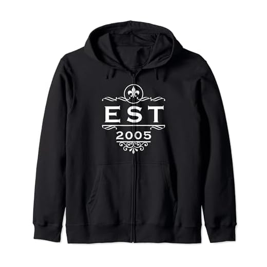 Establecido 2005 EST 2005 Desde 2005 Cumpleaños 2005 Sudadera con Capucha