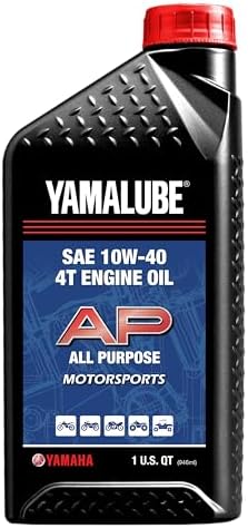 Yamaha LUB-10W40-AP-12 Yamalube 10W40 All Performance Oil Quart; LUB10W40AP12 Made by Yamaha