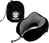 Oreiller de voyage en mousse à mémoire de forme, oreiller cervical avec...