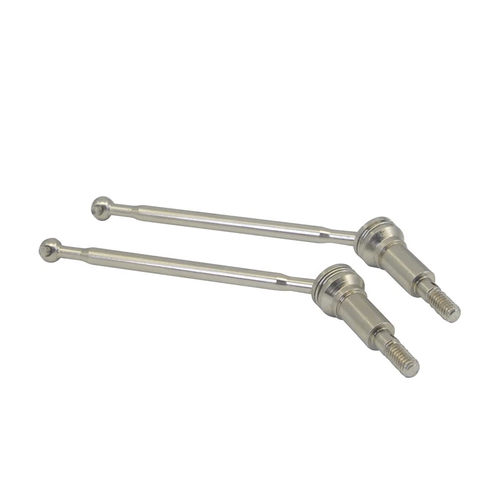 Reinscer Lot De 2 CVD Métal Pour Xinlehong Q901 Q902 Q903 9130 9136 9137 - Pièces Auto RC 1/16 Argenté
