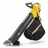 Powerplus Soplador de Hojas Eléctrico POWXG4039 - Soplador Aspirador de Hojas Electrico de 3300 W - Herramientas de Jardin