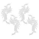 MATÉRIAU:Fabriqué à partir de fil de polyester de qualité supérieure avec une broderie exquise, ces plaques de vigne à feuilles de forêt sont douces, poids léger, et durable. Ils sont conçus pour durer tout en ajoutant une touche délicate, touche complexe à vos créations