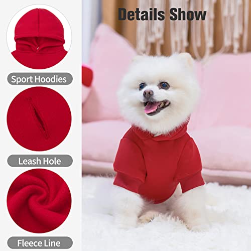 Bingpet Dog Hoodies-Fleece Lined-Hooded Pullover For Dog Cat In Cold Weather #TOP2