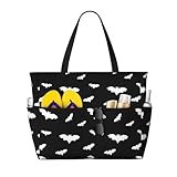 Matériau robuste : fabriqué à partir de 100 % polyester, ce sac de plage noir cool pour Halloween est conçu avec un tissage nid d'abeille résistant à l'eau, ce qui en fait un choix fiable pour toute aventure en plein air.