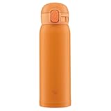 SM-WA48-DA Water Bottle, One-Touch Stainless Steel Mug, Seamless 0.48L Orange